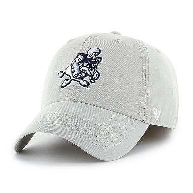 Men's '47 Gray Dallas Cowboys Gridiron Classics Franchise Legacy Fitted Hat