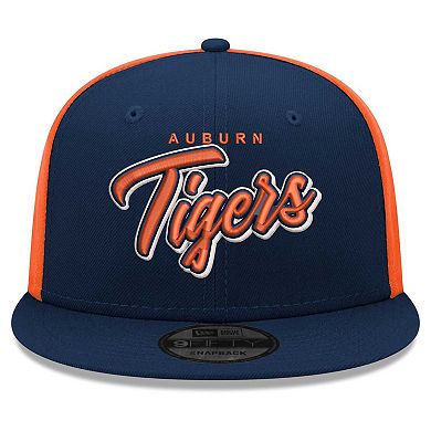 Men's New Era Navy Auburn Tigers Outright 9FIFTY Snapback Hat