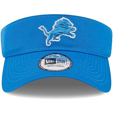 Men's New Era Blue Detroit Lions Main Adjustable Visor