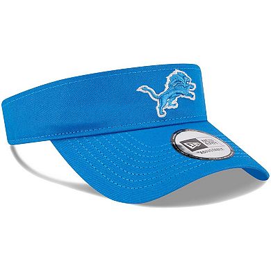 Men's New Era Blue Detroit Lions Main Adjustable Visor