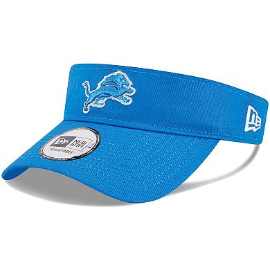 Men's New Era Blue Detroit Lions Main Adjustable Visor