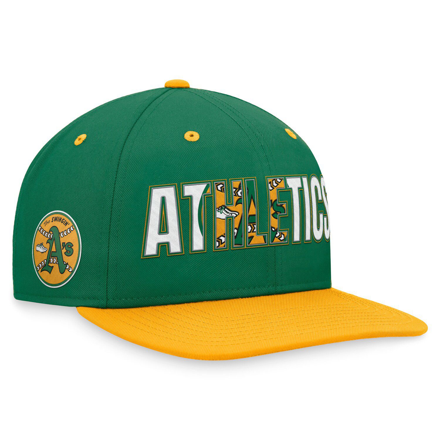 Oakland Athletics Heritage86 Men's Nike MLB Trucker Adjustable Hat.