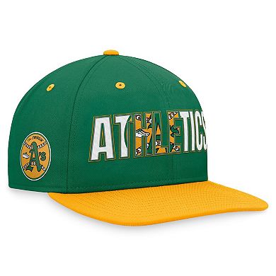 Men's Nike Green Oakland Athletics Cooperstown Collection Pro Snapback Hat