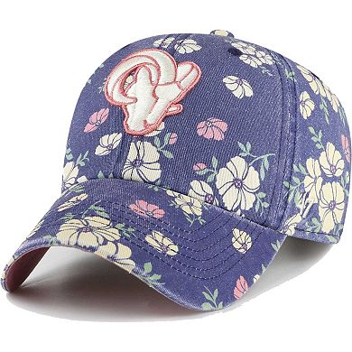 Women's '47 Navy Los Angeles Rams Primrose Clean Up Adjustable Hat