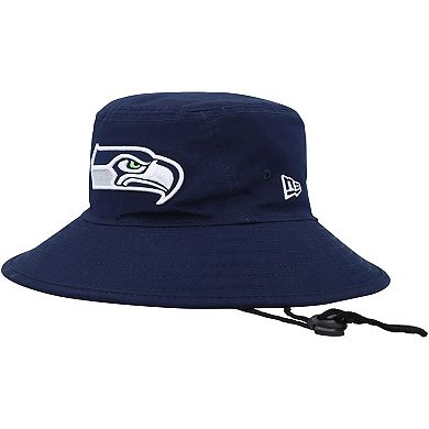 Men's New Era College Navy Seattle Seahawks Main Bucket Hat