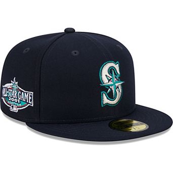 Men's New Era Navy Seattle Mariners 2001 MLB All-Star Game Team Color 59FIFTY Fitted Hat