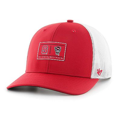 Men's '47 Red NC State Wolfpack Bonita Brrr Hitch Adjustable Hat