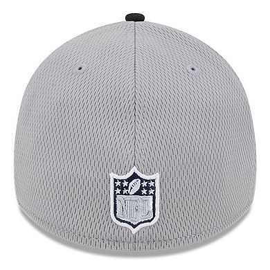 Men's New Era  Gray/Black Dallas Cowboys 2023 Sideline 39THIRTY Flex Hat