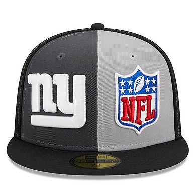 Men's New Era Gray/Black New York Giants 2023 Sideline 59FIFTY Fitted Hat