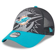 Miami Dolphins New Era Aqua Pop 59FIFTY Fitted Hat - Gray/Graphite