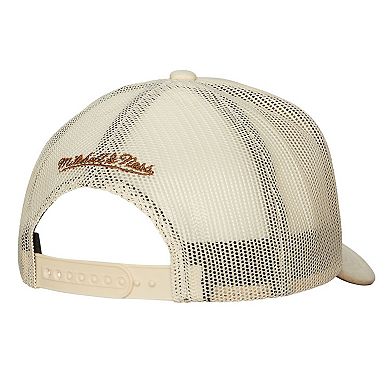 Men's Mitchell & Ness Cream San Diego Padres Cooperstown Collection Evergreen Adjustable Trucker Hat