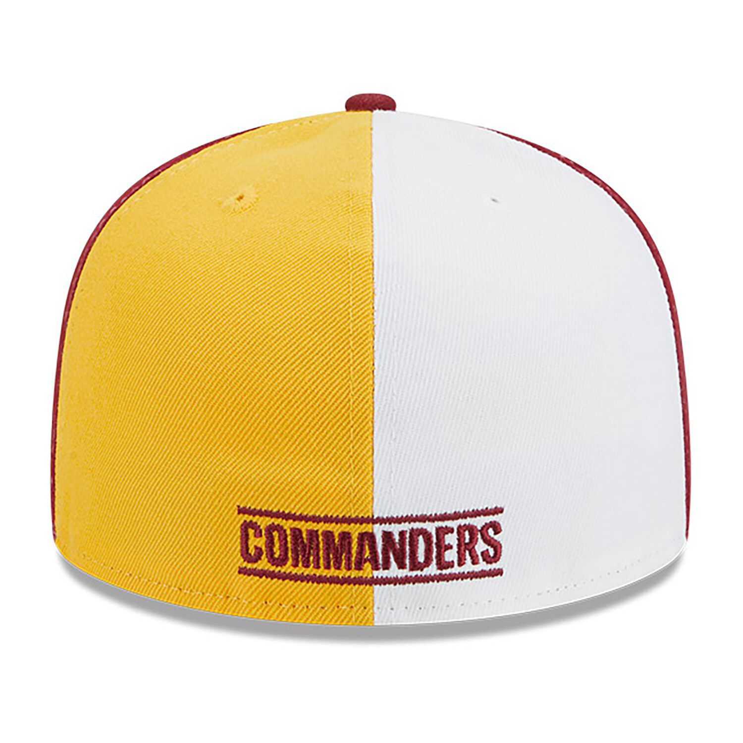 Men's New Era Gold/Burgundy Washington Commanders 2023 Sideline 59FIFTY ...