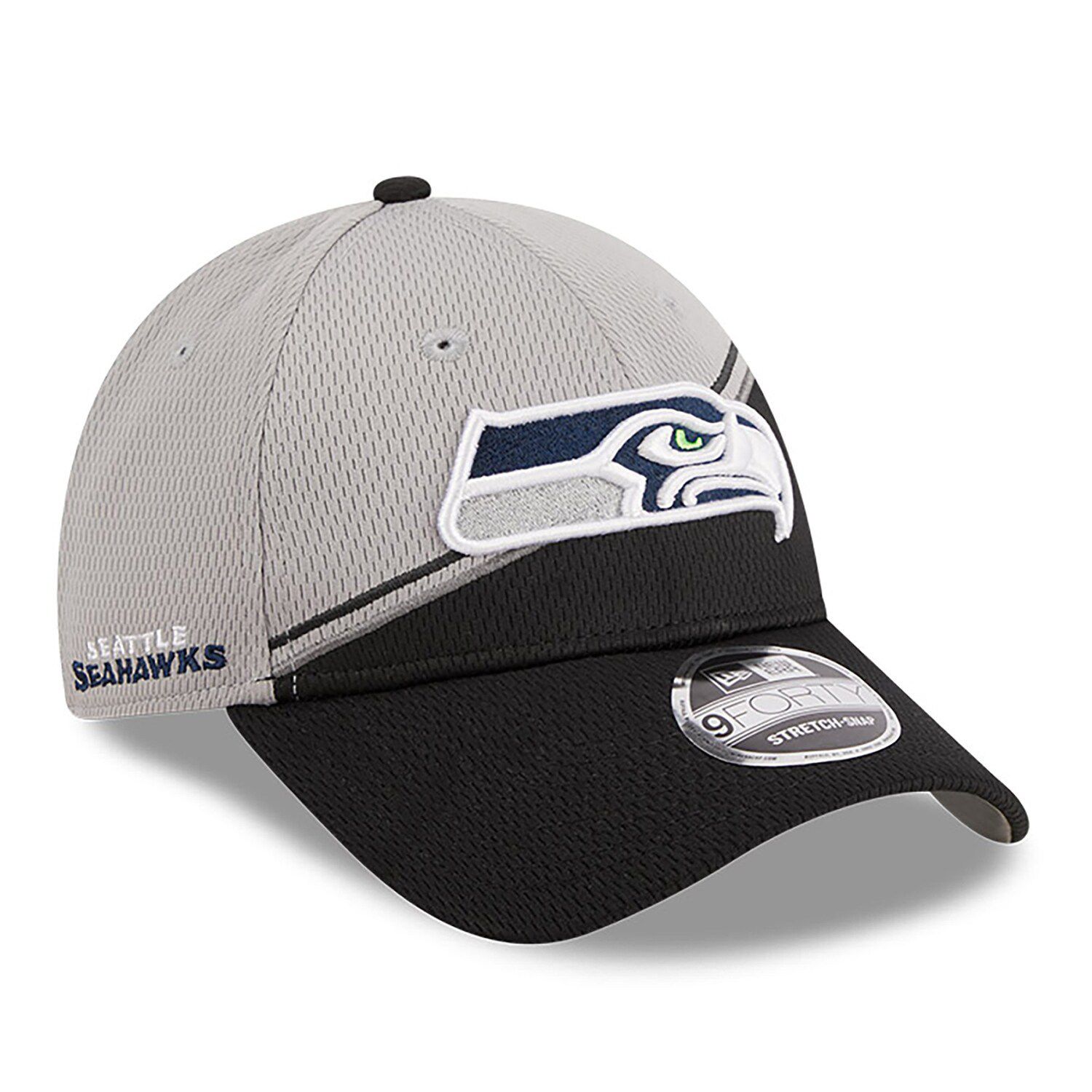 Men's New Era Royal Seattle Seahawks 2021 NFL Sideline Home Historic Logo  9FORTY Adjustable Hat