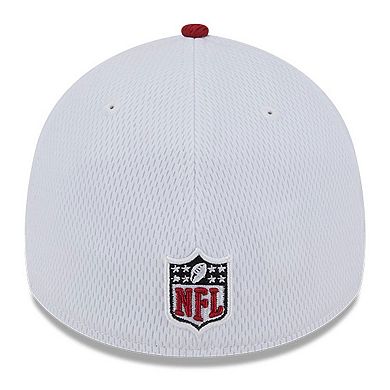 Men's New Era White/Cardinal Arizona Cardinals 2023 Sideline 39THIRTY Flex Hat