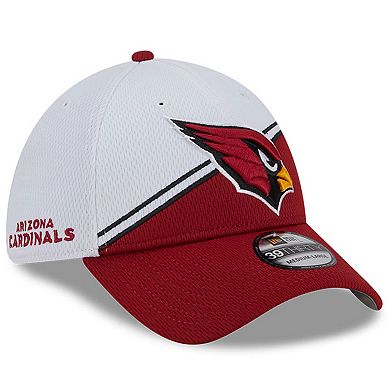 Men's New Era White/Cardinal Arizona Cardinals 2023 Sideline 39THIRTY Flex Hat