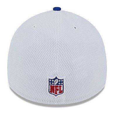 Men's New Era White/Royal New York Giants 2023 Sideline 39THIRTY Flex Hat
