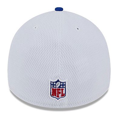 Men's New Era  White/Royal New York Giants 2023 Sideline 39THIRTY Flex Hat