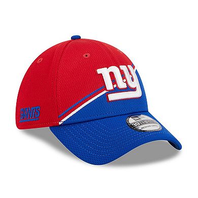 Men's New Era  Red/Royal New York Giants 2023 Sideline 39THIRTY Flex Hat