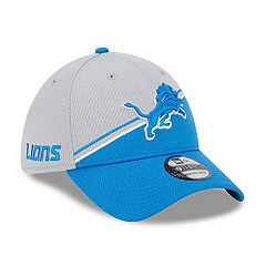 Men's New Era Blue Detroit Lions 2021 NFL Sideline Home Historic