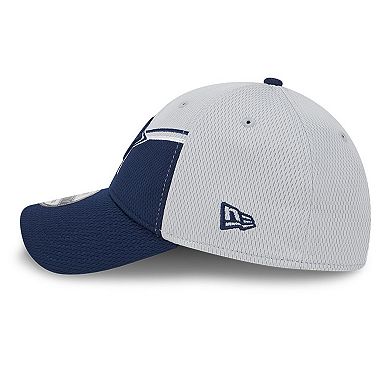 Men's New Era Gray/Navy Dallas Cowboys 2023 Sideline 39THIRTY Flex Hat