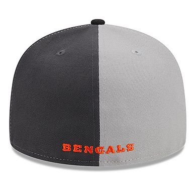 Men's New Era Gray/Black Cincinnati Bengals 2023 Sideline 59FIFTY Fitted Hat