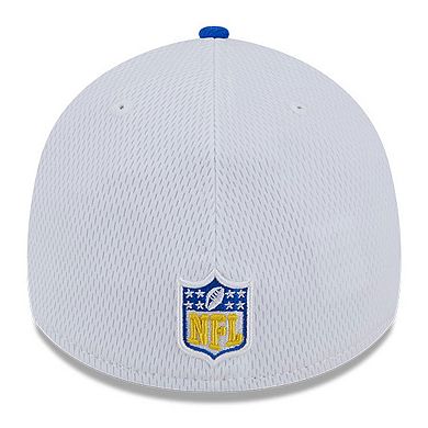 Men's New Era White/Royal Los Angeles Rams 2023 Sideline 39THIRTY Flex Hat