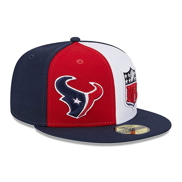Men's New Era Red/Navy Houston Texans 2023 Sideline 59FIFTY Fitted Hat