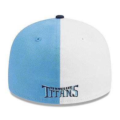 Men's New Era  Light Blue/Navy Tennessee Titans 2023 Sideline Low Profile 59FIFTY Fitted Hat
