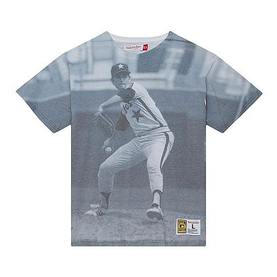 Men's Mitchell & Ness Nolan Ryan Houston Astros Cooperstown Collection Highlight Sublimated Player Graphic T-Shirt
