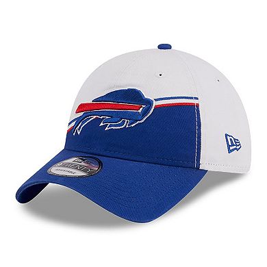Toddler New Era  White/Royal Buffalo Bills 2023 Sideline 9TWENTY Adjustable Hat