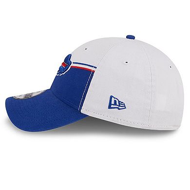 Toddler New Era  White/Royal Buffalo Bills 2023 Sideline 9TWENTY Adjustable Hat