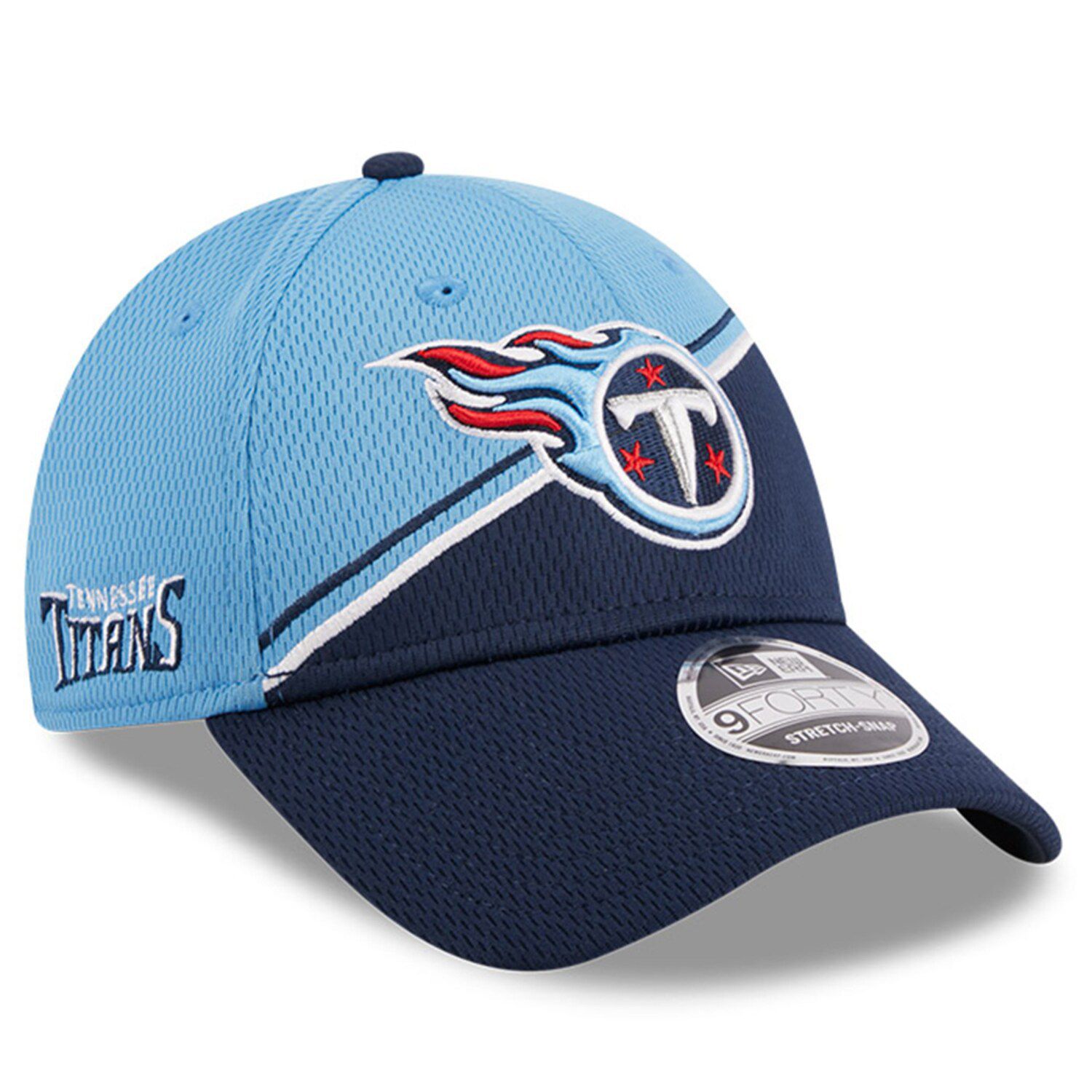 New Era Men's New Era Black Tennessee Titans 2023 NFL Training Camp Team  Colorway 9FIFTY Snapback Hat