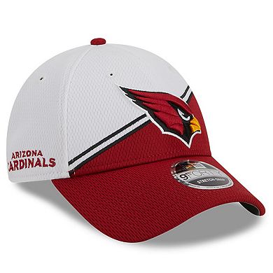 Men's New Era White/Cardinal Arizona Cardinals 2023 Sideline 9FORTY ...