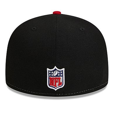 Men's New Era Cream/Black Atlanta Falcons 2023 Sideline Historic ...