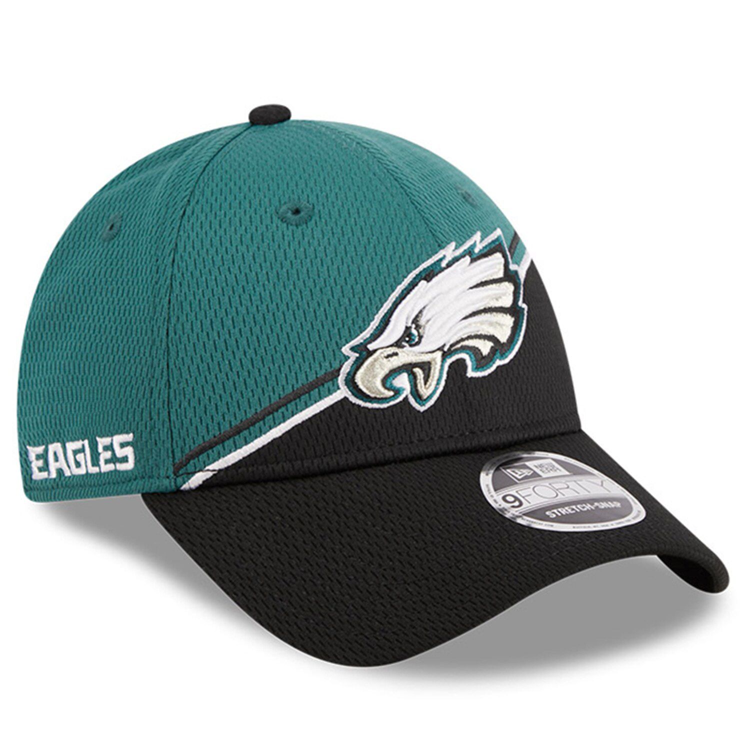 NFL Sideline Philadelphia Eagles 9FORTY Stretch Snap Cap D03_15