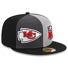 New Era Kansas City Chiefs Gray Super Bowl LVII 39THIRTY Flex Hat