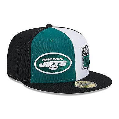 Men's New Era Green/Black New York Jets 2023 Sideline 59FIFTY Fitted Hat