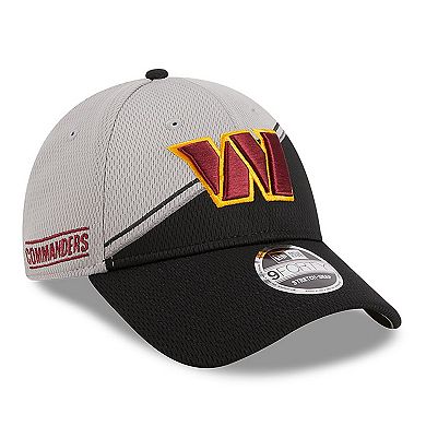 Men's New Era  Gray/Black Washington Commanders 2023 Sideline 9FORTY Adjustable Hat