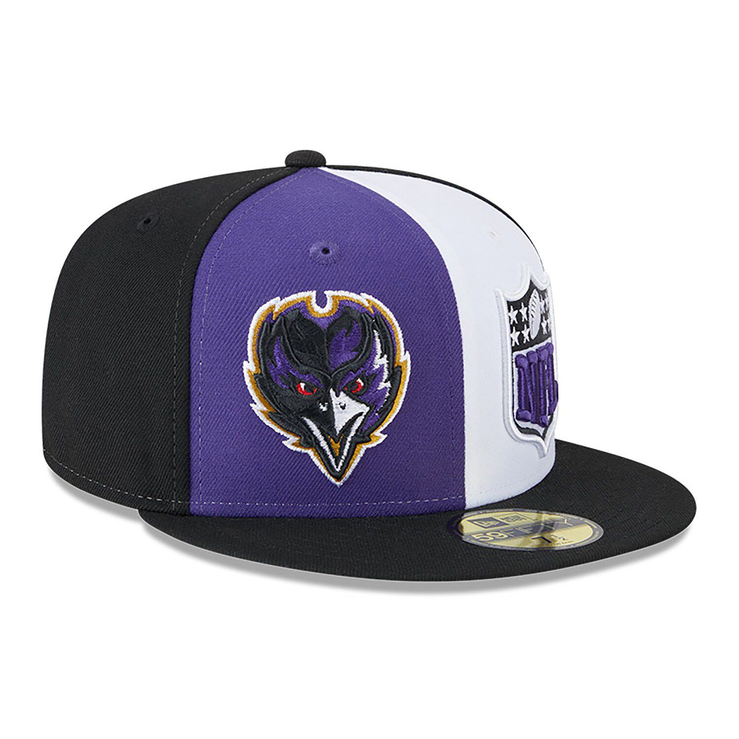 Baltimore Ravens New Era Script Trucker 9FIFTY Snapback Hat - Black