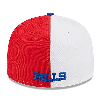 Men's New Era Red/Royal Buffalo Bills 2023 Sideline Low Profile 59FIFTY Fitted Hat