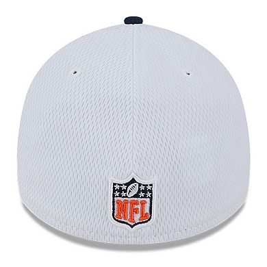 Men's New Era  White/Navy Denver Broncos 2023 Sideline 39THIRTY Flex Hat