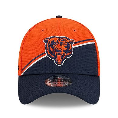 Men's New Era  Orange/Navy Chicago Bears 2023 Sideline 39THIRTY Flex Hat