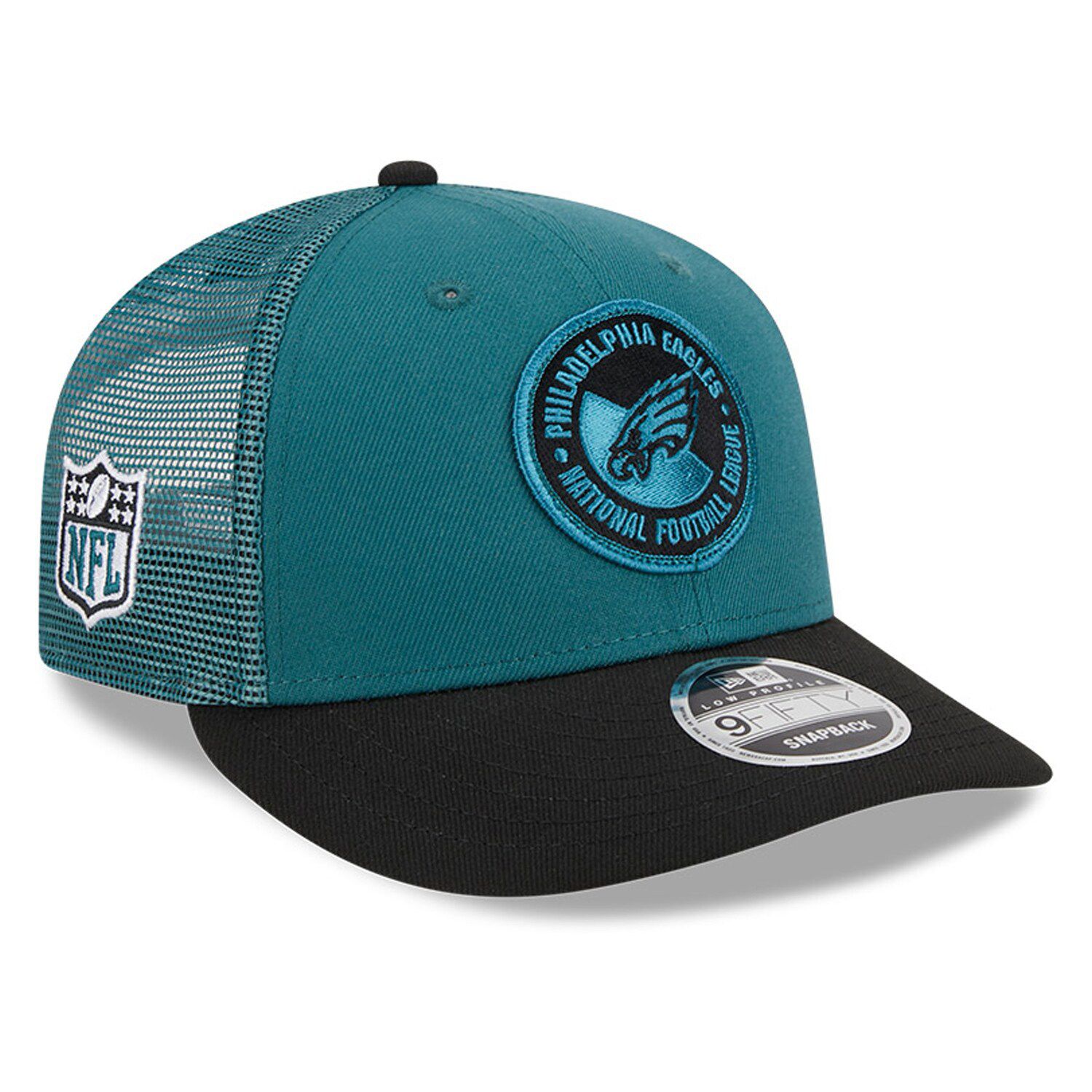 Men's New Era Neon Green Philadelphia Eagles Color Pack Brights