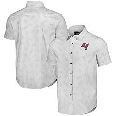 Fanatics Men's NFL x Darius Rucker Collection by White Philadelphia Eagles  Woven Button-Up T-shirt