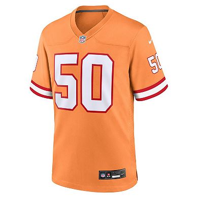 Men's Nike Vita Vea Orange Tampa Bay Buccaneers Throwback Game Jersey