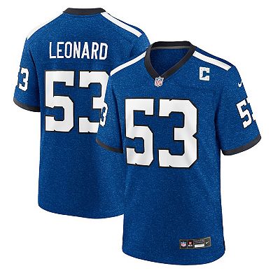 Men's Nike Shaquille Leonard Royal Indianapolis Colts Indiana Nights Alternate Game Jersey