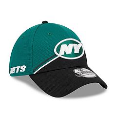New York Jets New Era 2023 Sideline Tech Cuffed Knit Hat - White/Green