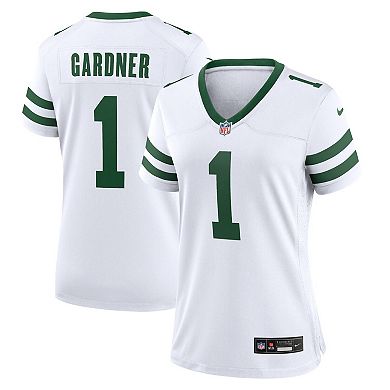 Women's Nike Ahmad Sauce Gardner White New York Jets Legacy Player Game Jersey