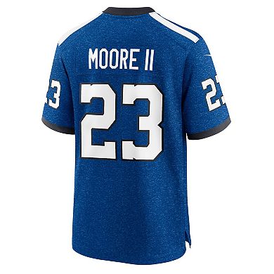 Men's Nike Kenny Moore II Royal Indianapolis Colts Indiana Nights Alternate Game Jersey