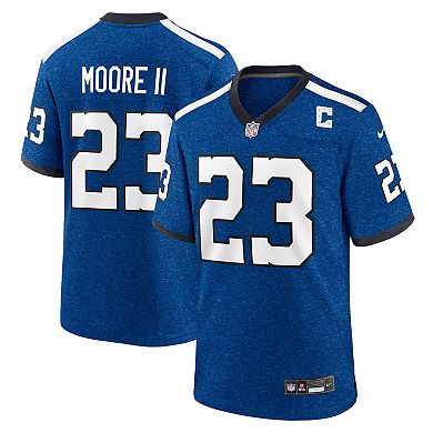Men's Nike Kenny Moore II Royal Indianapolis Colts Indiana Nights Alternate Game Jersey